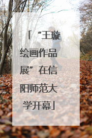 “王璇绘画作品展”在信阳师范大学开幕