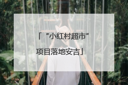 “小红村超市”项目落地安吉