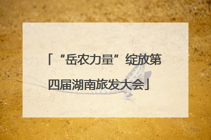 “岳农力量”绽放第四届湖南旅发大会