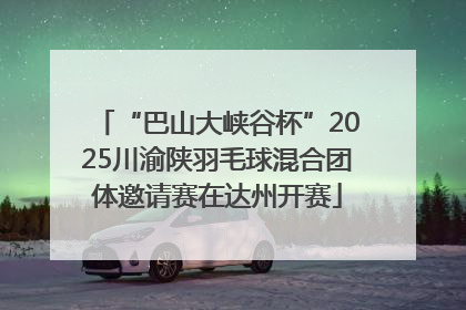 “巴山大峡谷杯”2025川渝陕羽毛球混合团体邀请赛在达州开赛