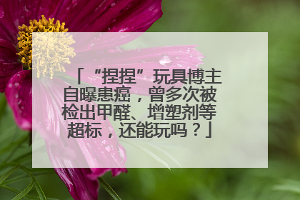 “捏捏”玩具博主自曝患癌，曾多次被检出甲醛、增塑剂等超标，还能玩吗？