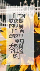 “钢铁侠做的早餐！”海淀这里，变身大型科学试验场