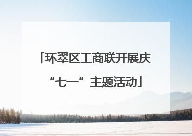 环翠区工商联开展庆“七一”主题活动
