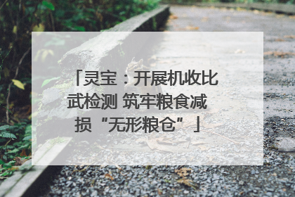 灵宝：开展机收比武检测 筑牢粮食减损“无形粮仓”