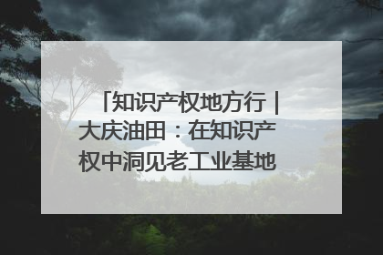知识产权地方行｜大庆油田：在知识产权中洞见老工业基地的 “创新密码”