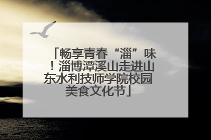 畅享青春“淄”味！淄博潭溪山走进山东水利技师学院校园美食文化节