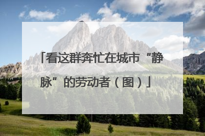 看这群奔忙在城市“静脉”的劳动者（图）