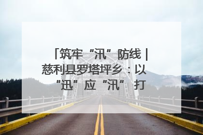 筑牢“汛”防线｜慈利县罗塔坪乡：以“迅”应“汛” 打赢暴雨防御战