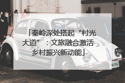 秦岭深处搭起“村光大道”：文旅融合激活乡村振兴新动能