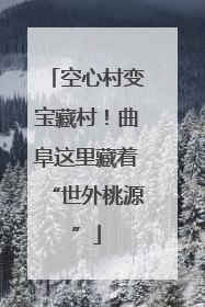 空心村变宝藏村！曲阜这里藏着“世外桃源”
