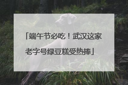 端午节必吃！武汉这家老字号绿豆糕受热捧