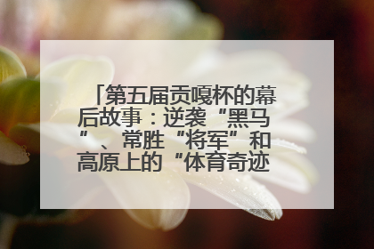第五届贡嘎杯的幕后故事：逆袭“黑马”、常胜“将军”和高原上的“体育奇迹”丨微纪录