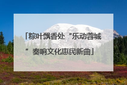 粽叶飘香处“乐动蓉城”奏响文化惠民新曲