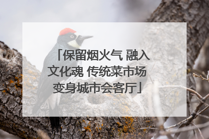 保留烟火气 融入文化魂 传统菜市场变身城市会客厅