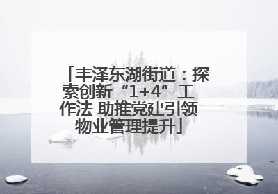 丰泽东湖街道：探索创新“1+4”工作法 助推党建引领物业管理提升
