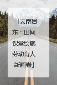 云南景东：田间课堂绘就劳动育人新画卷