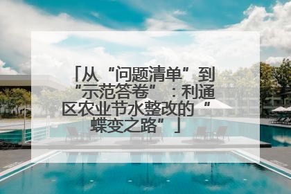 从“问题清单”到“示范答卷”：利通区农业节水整改的“蝶变之路”