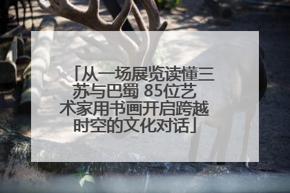 从一场展览读懂三苏与巴蜀 85位艺术家用书画开启跨越时空的文化对话