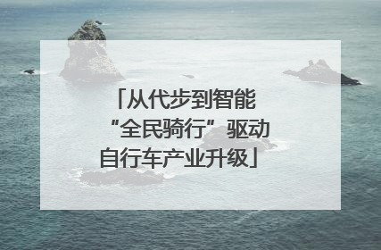 从代步到智能 “全民骑行”驱动自行车产业升级