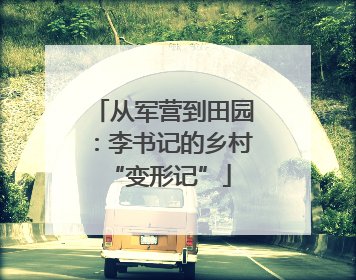 从军营到田园：李书记的乡村 “变形记”
