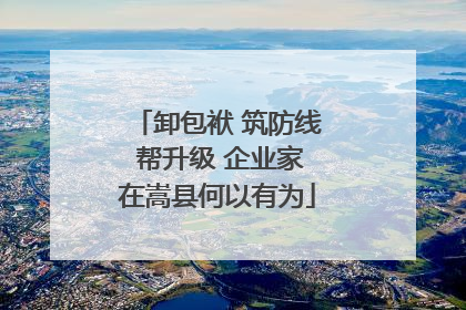 卸包袱 筑防线 帮升级 企业家在嵩县何以有为
