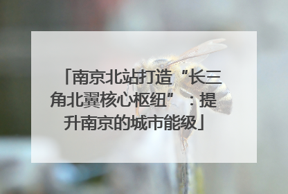 南京北站打造“长三角北翼核心枢纽”：提升南京的城市能级