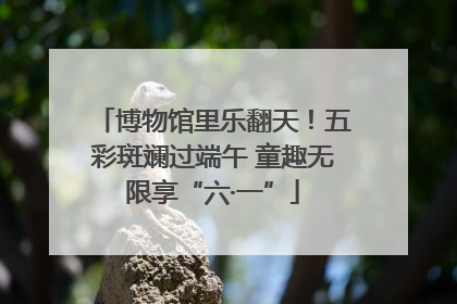 博物馆里乐翻天！五彩斑斓过端午 童趣无限享“六·一”