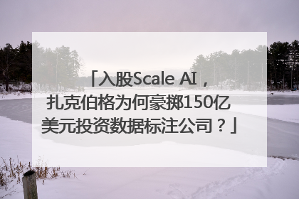 入股Scale AI，扎克伯格为何豪掷150亿美元投资数据标注公司？