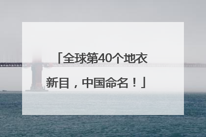 全球第40个地衣新目，中国命名！