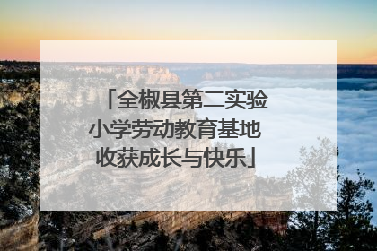 全椒县第二实验小学劳动教育基地收获成长与快乐