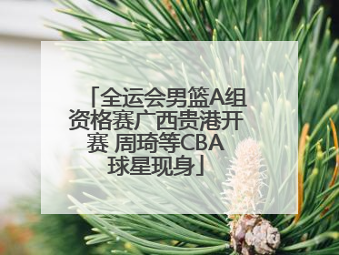全运会男篮A组资格赛广西贵港开赛 周琦等CBA球星现身