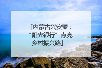 内蒙古兴安盟：“阳光银行”点亮乡村振兴路