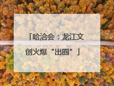 哈洽会：龙江文创火爆“出圈”