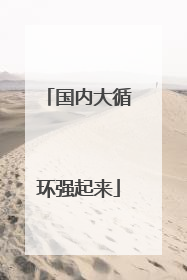 国内大循环强起来