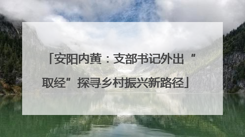 安阳内黄：支部书记外出“取经”探寻乡村振兴新路径