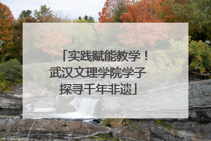 实践赋能教学！武汉文理学院学子探寻千年非遗