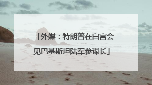 外媒：特朗普在白宫会见巴基斯坦陆军参谋长