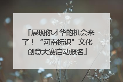 展现你才华的机会来了！“河南标识”文化创意大赛启动报名