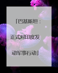 巴基斯坦：正式对印度发动军事行动