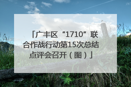 广丰区“1710”联合作战行动第15次总结点评会召开（图）