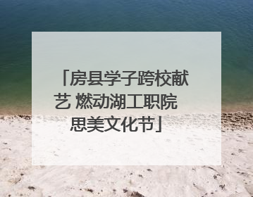 房县学子跨校献艺 燃动湖工职院思美文化节