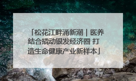 松花江畔涌新潮｜医养结合撬动银发经济圈 打造生命健康产业新样本