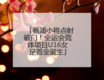 杨浦小将点射破门！全运会竞体项目U16女足首金诞生
