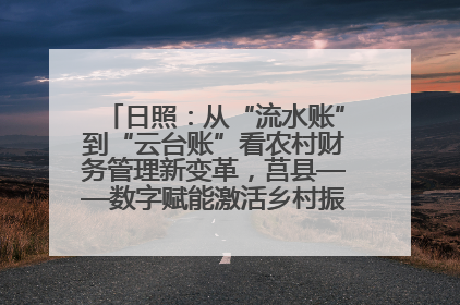 日照：从“流水账”到“云台账”看农村财务管理新变革，莒县——数字赋能激活乡村振兴“一池春水”