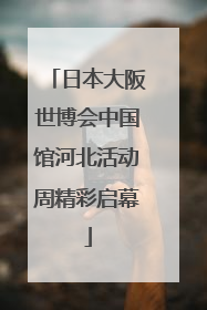 日本大阪世博会中国馆河北活动周精彩启幕