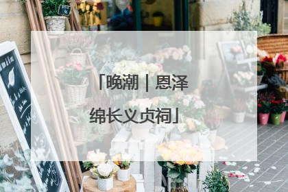 晚潮｜恩泽绵长义贞祠