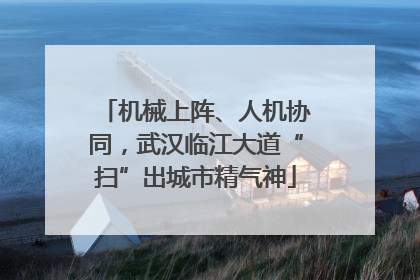 机械上阵、人机协同，武汉临江大道“扫”出城市精气神