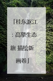 桂东沤江：高擎生态旗 描绘新画卷