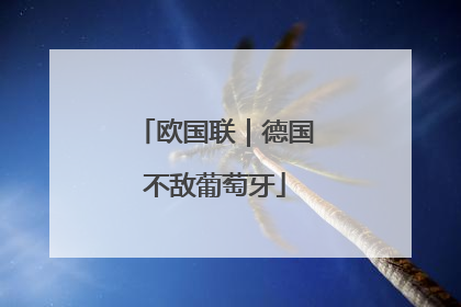 欧国联｜德国不敌葡萄牙