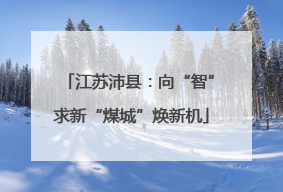 江苏沛县：向“智”求新“煤城”焕新机